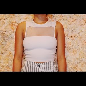 Amuse Society Mesh Top UO